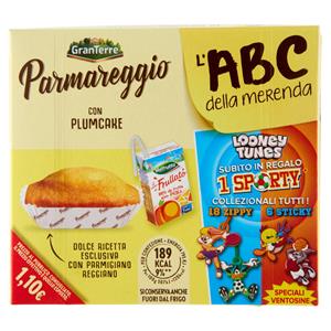 Parmareggio l'ABC della merenda con Plumcake