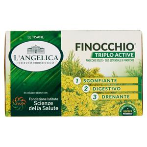 L'Angelica Le Tisane Finocchio Triplo Active 18 Filtri 36 g