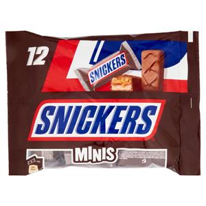 Snickers Minis Barrette Snack Cioccolatini al latte con Arachidi e Caramello 227 g