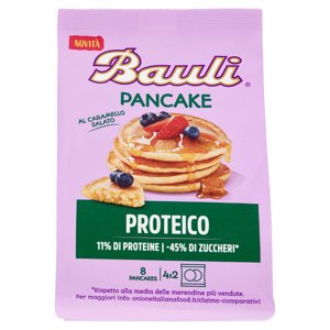 Bauli Pancake Proteico al Caramello Salato 4 x 50 g