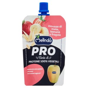 Melinda Pro mousse di mela, banana e fragola 100 g