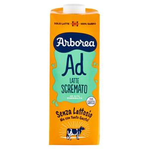 Arborea AD Latte Scremato ad Alta Digeribilità Senza Lattosio 1000 ml