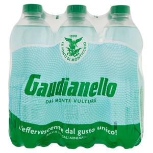 Gaudianello Acqua Minerale Effervescente Naturale dal Monte Vulture 6 x 0,5 litri