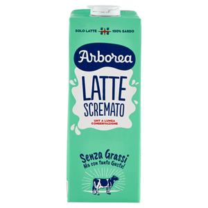 Arborea Latte Scremato UHT a Lunga Conservazione Senza Grassi 1000 ml