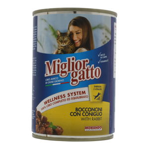 MIGLIOR GATTO BOCCONCINI G400 CONIGLIO