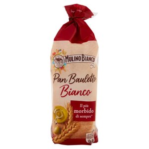 Mulino Bianco Pan Bauletto Bianco Pane Ideale per Panini 400g