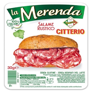 Citterio la Merenda Salame Rustico 6 fette 30 g