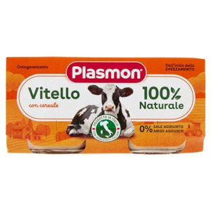 Plasmon Omogeneizzato Vitello con cereale 2 x 80 g