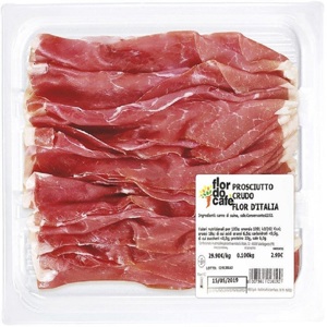 PROSCIUTTO CRUDO GR.100 FLOR D'ITAL