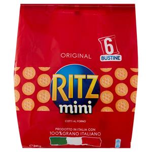 Ritz Original Mini Crackers Multipack 6 Bustine - 240g