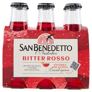 San Benedetto l'Analcolico Bitter Rosso 6 x 10 cl 