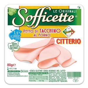 Citterio Sofficette Petto di Tacchino al Forno 80 g