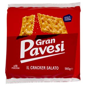 Gran Pavesi il Cracker Salato con Grano 100% italiano 560g