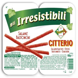 Citterio gli Irresistibili Salame Bastoncini 2 x 30 g