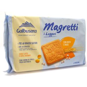 Galbusera Magretti -40% di Grassi* con Orzo e Mais 6 x 58,3 g