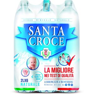 Santacroce Acqua Minerale Naturale Lt 2 X 6 Bottiglie 