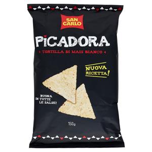 San Carlo Picadora Tortilla di Mais Bianco 150 g