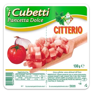 Citterio Cubetti Pancetta Dolce 130 g