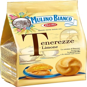 Mulino Bianco Tenerezze Biscotti con Crema al Gusto di Limone 200g