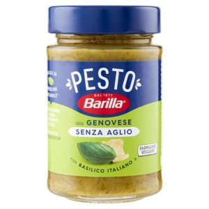 Barilla Pesto alla Genovese senza Aglio Condimento e Sugo per Pasta 190 g