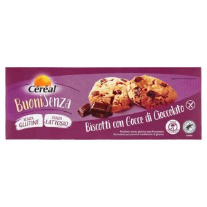 Céréal BuoniSenza Biscotti con Gocce di Cioccolato 3 x 50 g