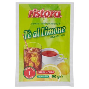 ristora preparato solubile per bevanda di Tè al Limone istantaneo 90 g