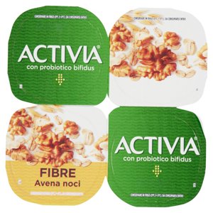 Activia Fibre Avena noci 4 x 125 g