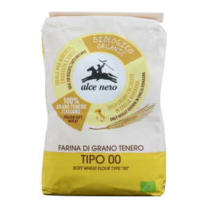 ALCE NERO FARINA TIPO 00 KG.1 GRANO TENERO BIO