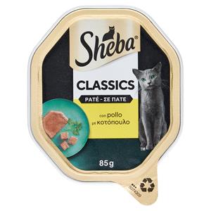 Sheba Paté Classics Cibo Umido Gatto con Pollo 85 g