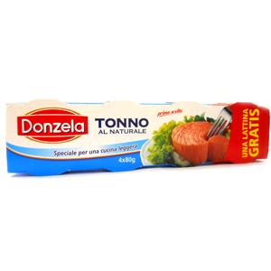 DONZELA TONNO GR.80X4 AL NATURALE