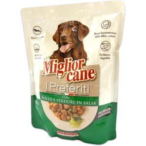 Migliorcane I Preferiti Bocconi in Salsa con Pollo e Verdure 300 g