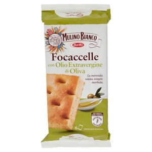 Mulino Bianco Focaccelle all'Olio Extra Vergine di Oliva Merenda Salata 198g