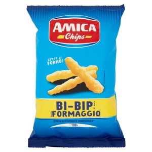 Amica Chips Bi-Bip di mais gusto Formaggio 100 g