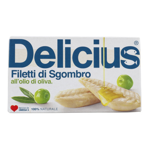 DELICIUS FIL.SGOMBRO O.O.125GR