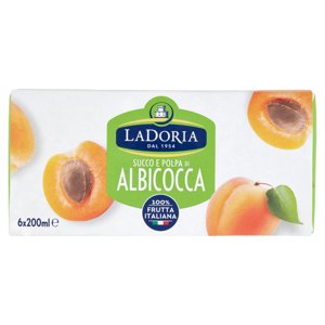 La Doria Succo e Polpa di Albicocca 6 x 200 ml