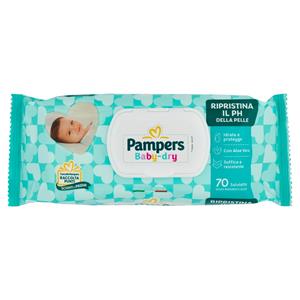 Pampers Baby-dry Salviette 70 pz