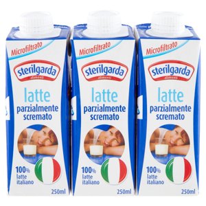 sterilgarda latte parzialmente scremato Microfiltrato 3 x 250 ml