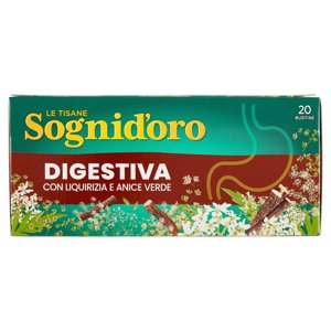 Sognid'oro le Tisane Digestiva con Liquirizia e Anice Verde bustine 20 x 2 g