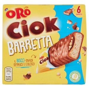 Oro Ciok Barrette al cioccolato al latte -  6 x 27 g