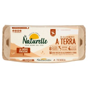 le Naturelle 10 Uova Fresche da Allevamento a Terra 500 g