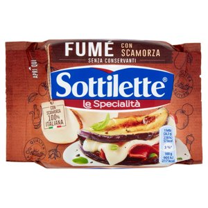 Sottilette Fumé con Scamorza -  formaggio fuso a fette con Scamorza - 158 g