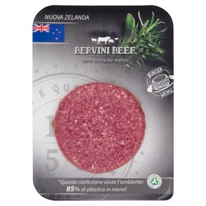 Bervini Beef Hamburger di Bovino Nuova Zelanda 0,200 kg