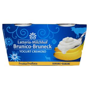 Latteria Brunico Yogurt Cremoso Frutta Frullata Banana 2 x 125 g