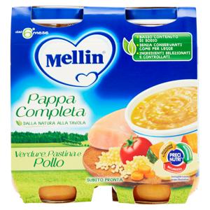 Mellin Pappa Completa Verdure, Pastina e Pollo 2 x 250 g