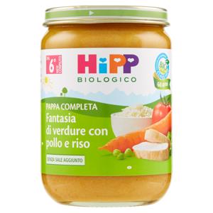 HiPP Biologico Pappa Completa Fantasia di verdure con pollo e riso 190 g