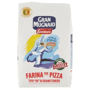 Molino Spadoni Gran Mugnaio Farina per Pizza Tipo "00" di Grano Tenero 1000 g