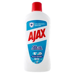 Ajax detersivo pavimenti gel con candeggina e Pino igienizzante 950 ml