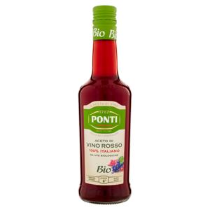 Ponti Bio Aceto di Vino Rosso 100% Italiano 500 ml