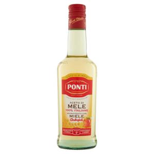 Ponti Aceto di Mele 100% Italiane Aromatizzato con Miele Ambrosoli 500 ml