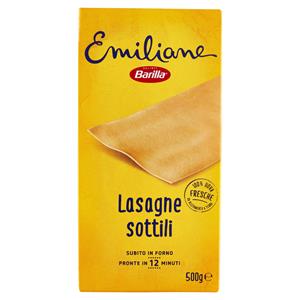 Barilla Emiliane Le sottili Lasagne Pasta all'Uovo 500g